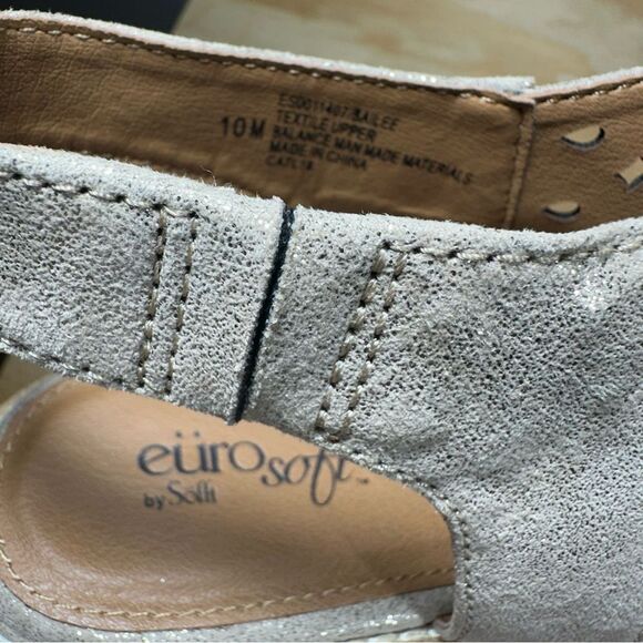 Eurosoft by Sofft Gray Sandals Women’s Size 10 - Picture 7 of 9
